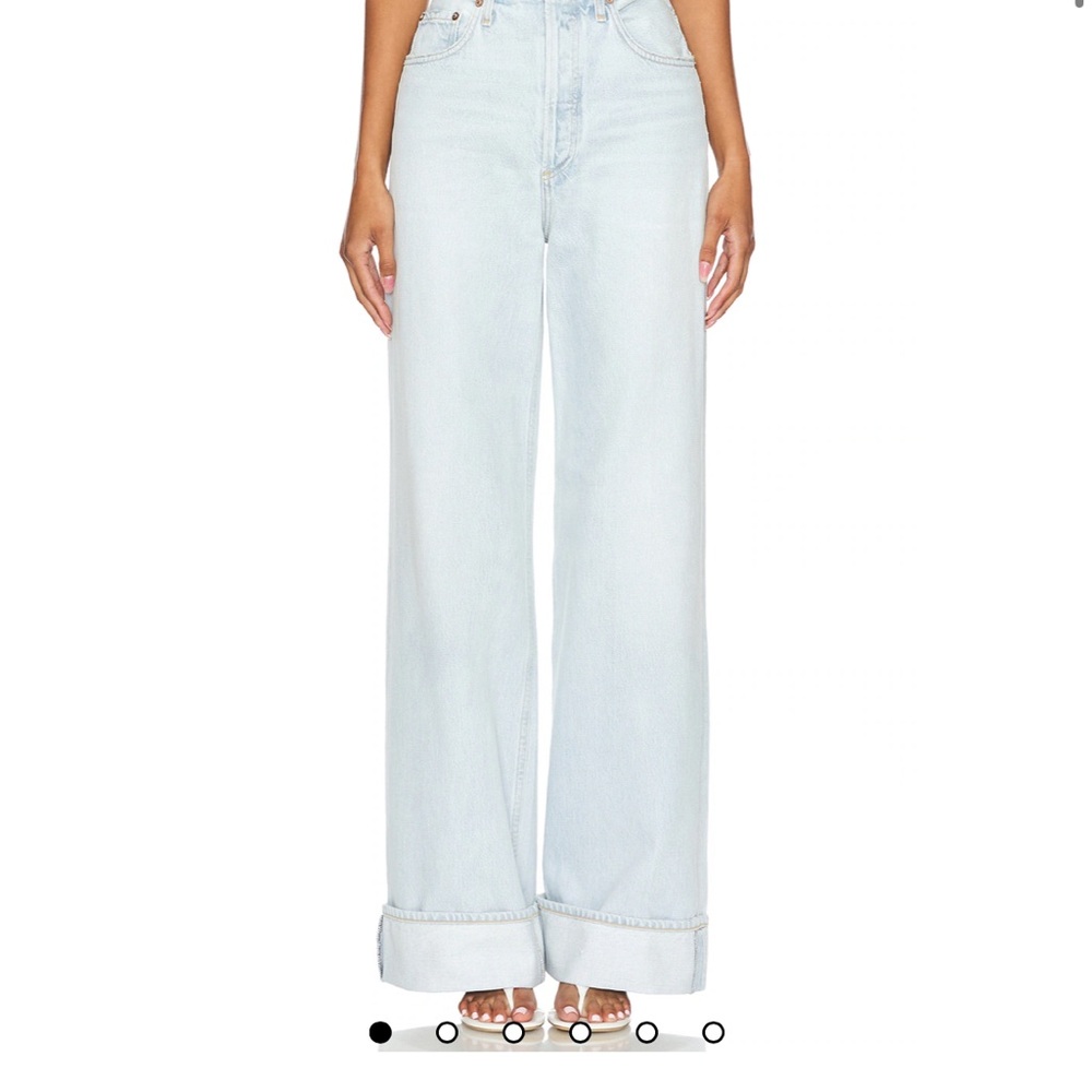 Agolde Light Blue Flare & Wide Leg Jeans